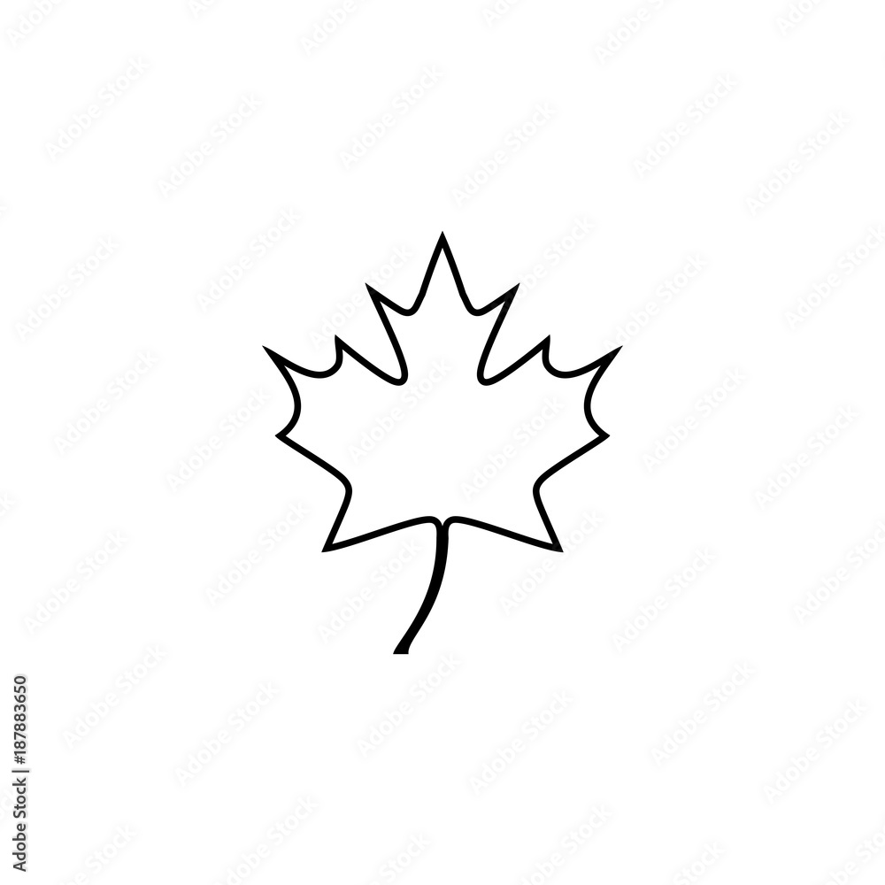 Maple leaf vector icon Maple leaf vector icon