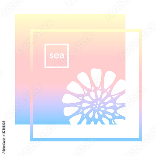 Vector modern abstract template
