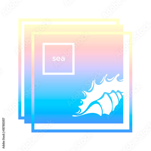 Vector modern abstract template