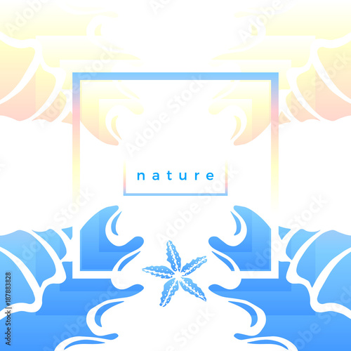 Vector modern abstract template