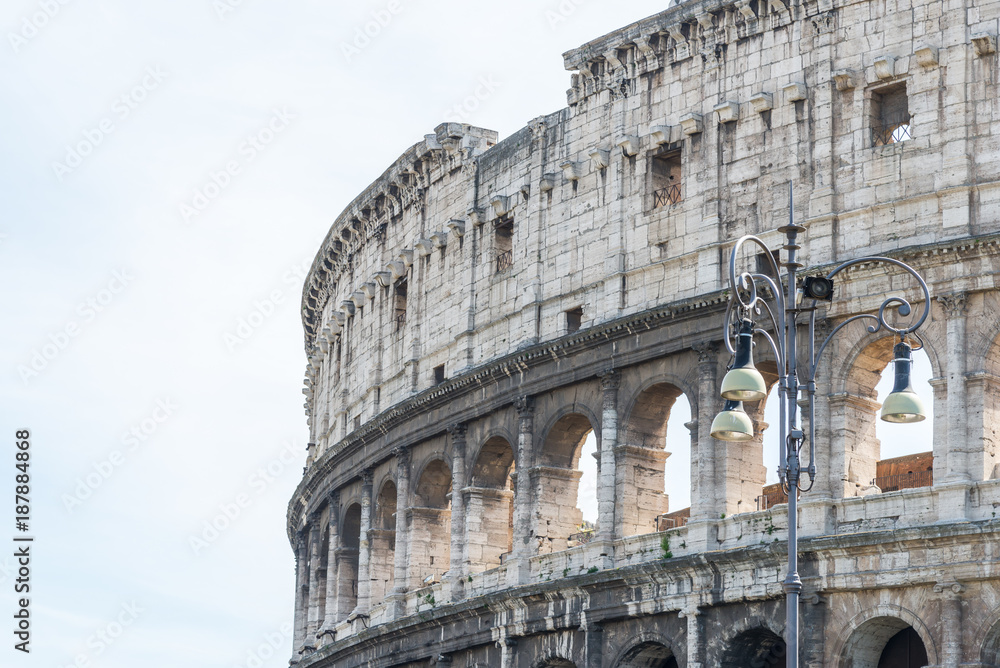 Landmark of Ancient Rome, the Colosseum, Italy