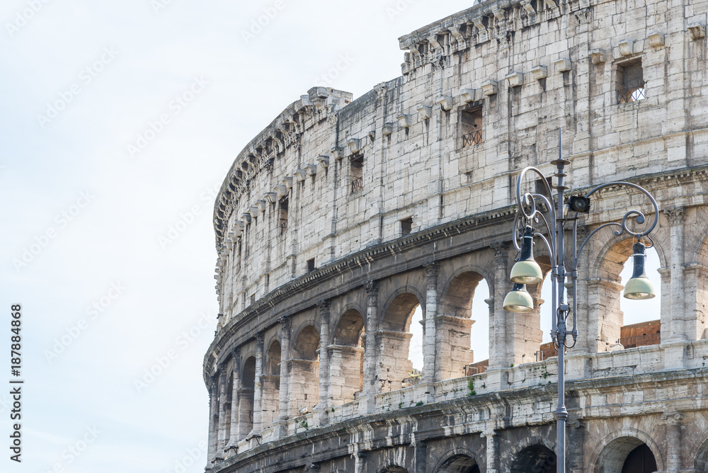 Obraz premium Landmark of Ancient Rome, the Colosseum, Italy