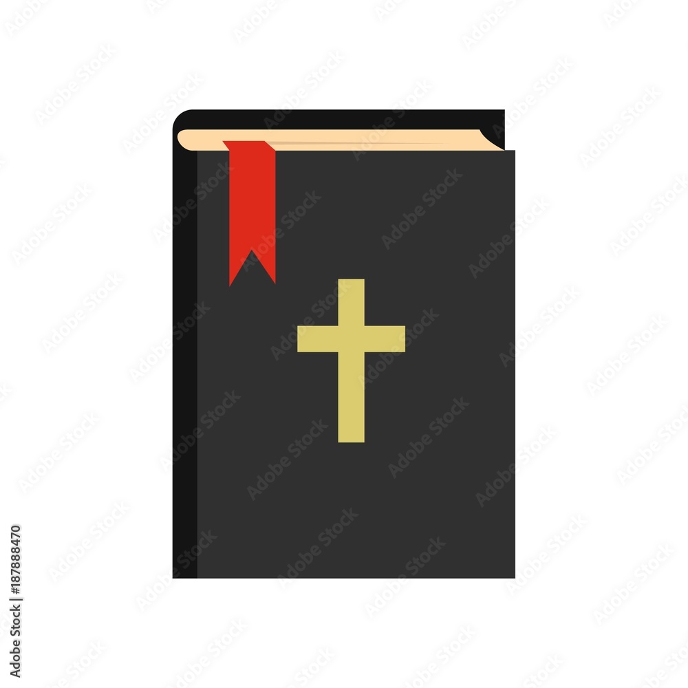Obraz premium Bible icon, flat style
