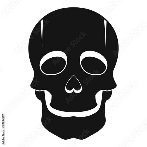 Singer mask icon, simple style