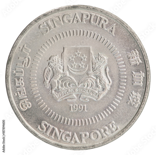 Singaporean cent coin