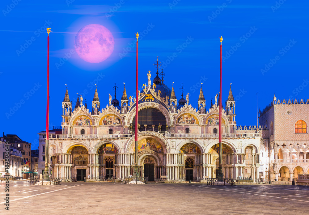 Saint Marks Basilica, Cathedral, Church Statues Mosaics Venice Italy