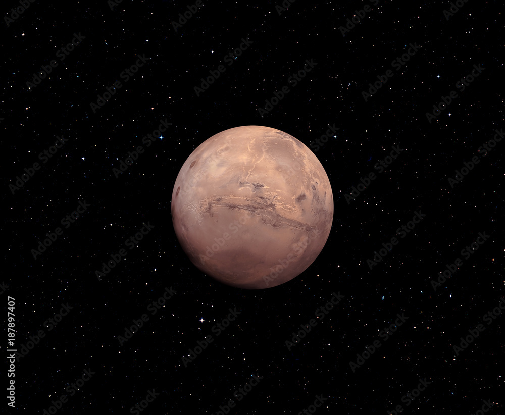 Planet Mars - Elements of this Image Furnished By Nasa Planet Mars - Elements of this Image Furnished By Nasa