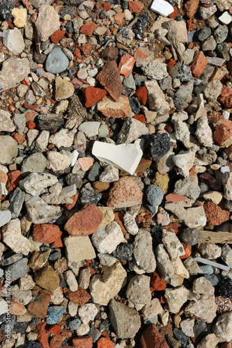 Tableau sur toile House demolition rubble