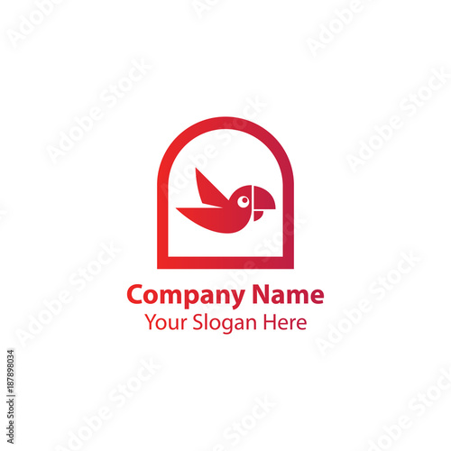 parrot logo design