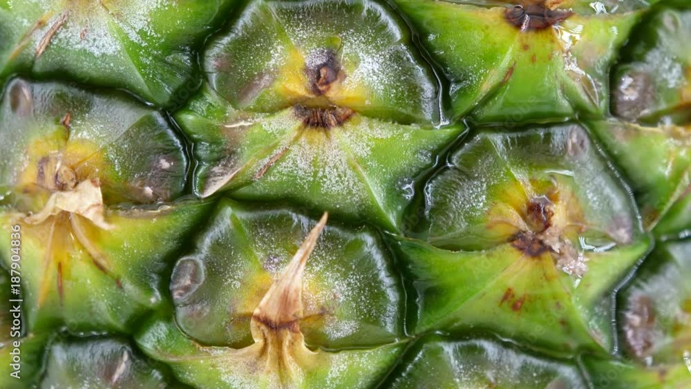 Rotating pineapple (close-up loopable video) Rotating pineapple (close-up loopable video)