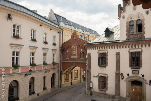 Gate arch in Krakow - Poland