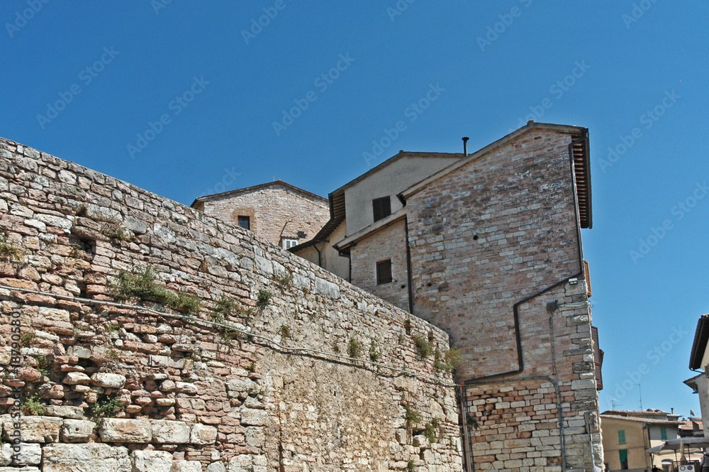 Spello, le mura della città - Umbria