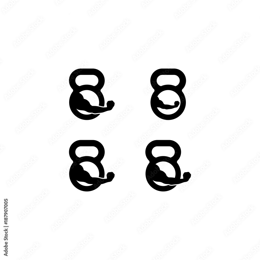 Obraz premium Gym logo, fitness logo