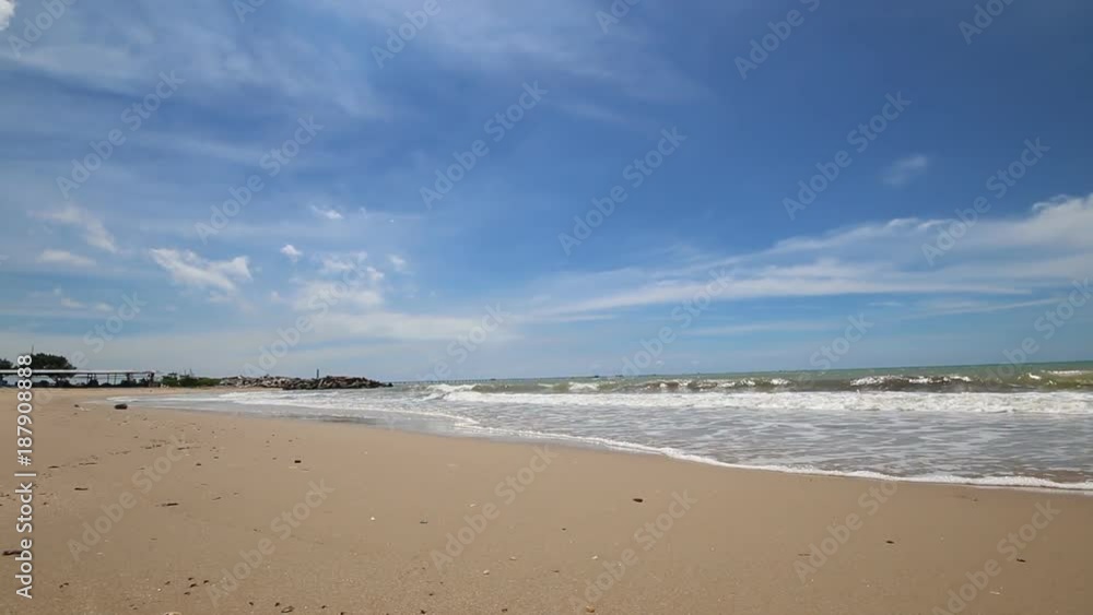 Summer season of Phuket Sea Beach with blue sky , Thailand Summer season of Phuket Sea Beach with blue sky , Thailand