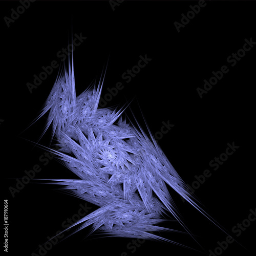 Fractal worlds, strange art background
