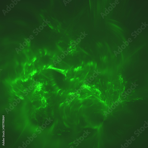 Fractal worlds, strange art background