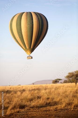 Hot Air Balloon in the Serengeti  Tanzania