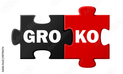 GroKo Puzzle Vertragsabschluss photo