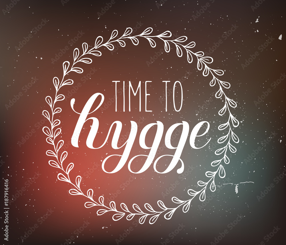 Hygge hand lettering