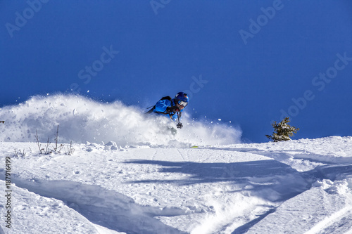 joy of freeride skiing