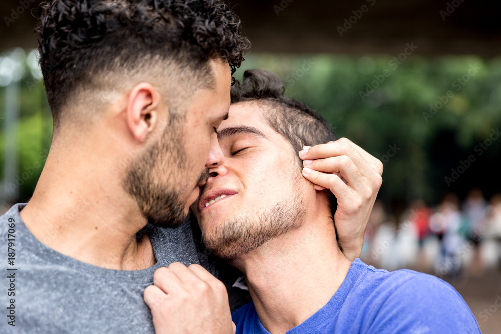 Fototapeta premium Homosexual Couple Having a Affection Moment