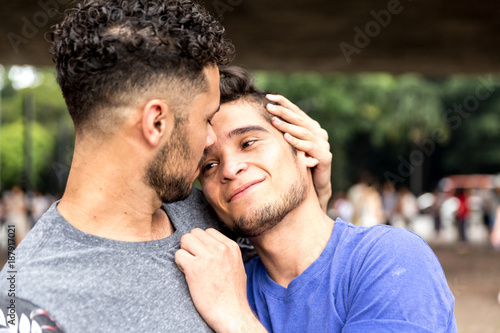 Friends/ Gay Couple Looking Each Other - Affection Moment  © gustavofrazao