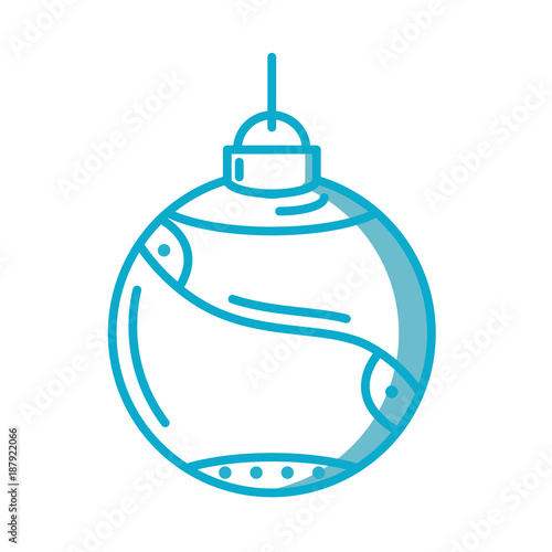 Icon of a Christmas ball. Ornament for a holiday.  