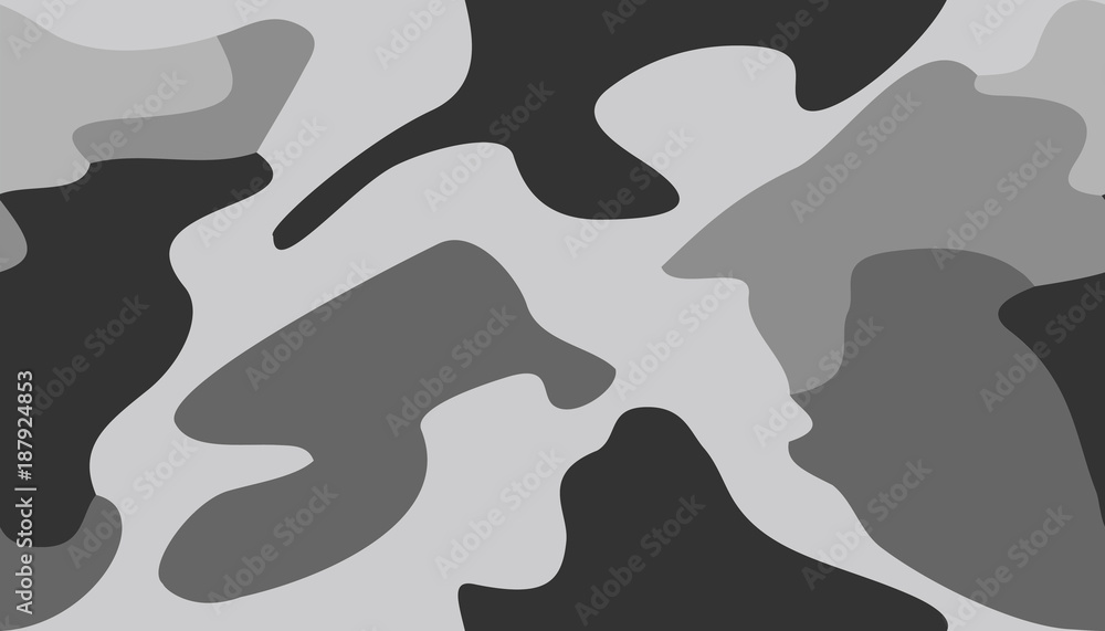 Military background of soldier camouflaging pattern. Vector camouflage seamless pattern.