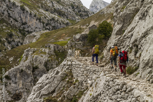 Hiking in Europe National Park Spain