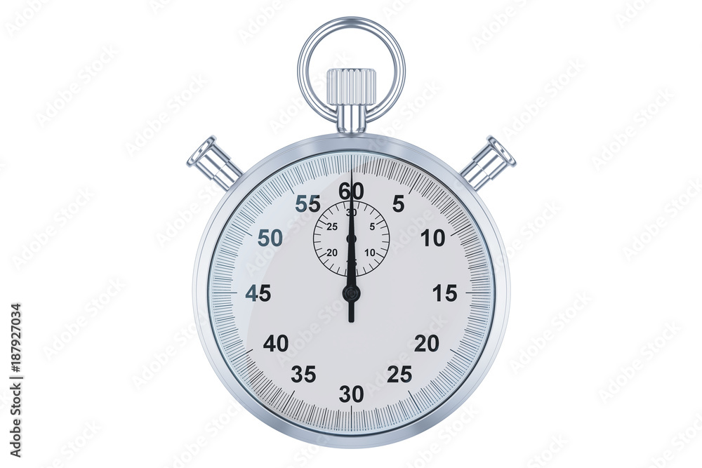 Stopwatch, 3D rendering Stopwatch, 3D rendering