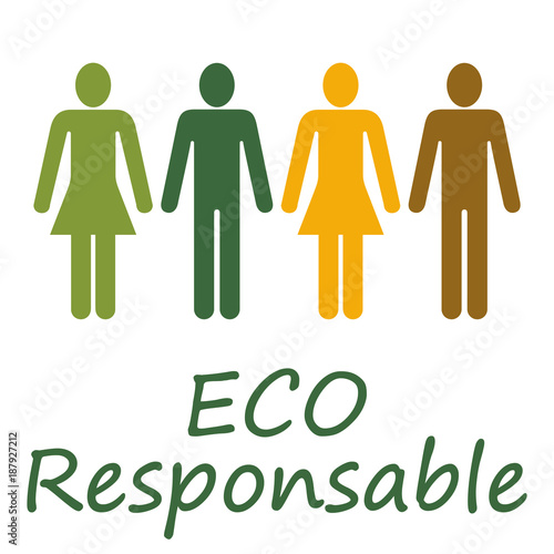 Logo eco responsable.