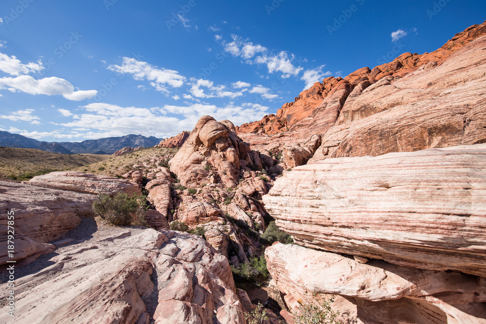 Red Rock Canyon National Park in Nevada near Las Vegas