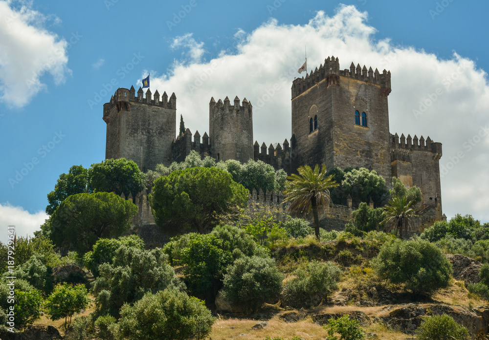 Spanish medieval castles, Almodóvar del Río, Cordoba, Andalusia