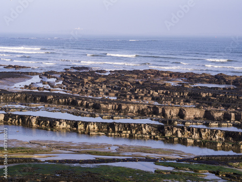 Rocky Ledges on Bamburgh Beach