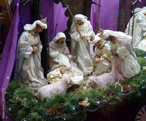 Christmas nativity scene 