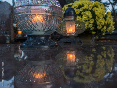 Obraz w ramie candle