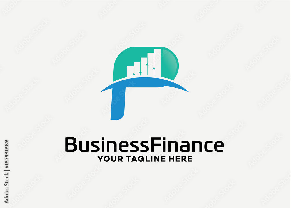 Business Finance Logo Template Design Vector, Emblem, Design Concept, Creative Symbol, Icon