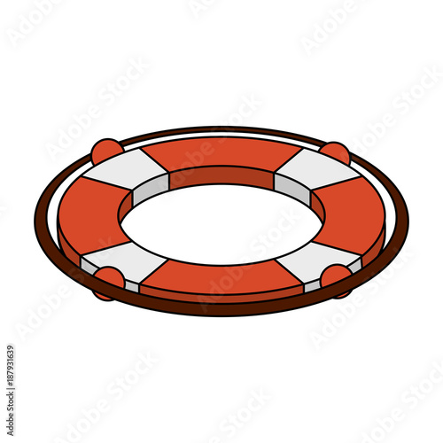 Lifesaver float symbol icon vector illustration graphic design