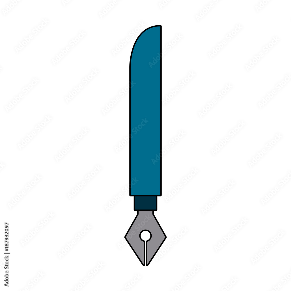 Fountain pen isolated icon vector illustration graphic design Fountain pen isolated icon vector illustration graphic design