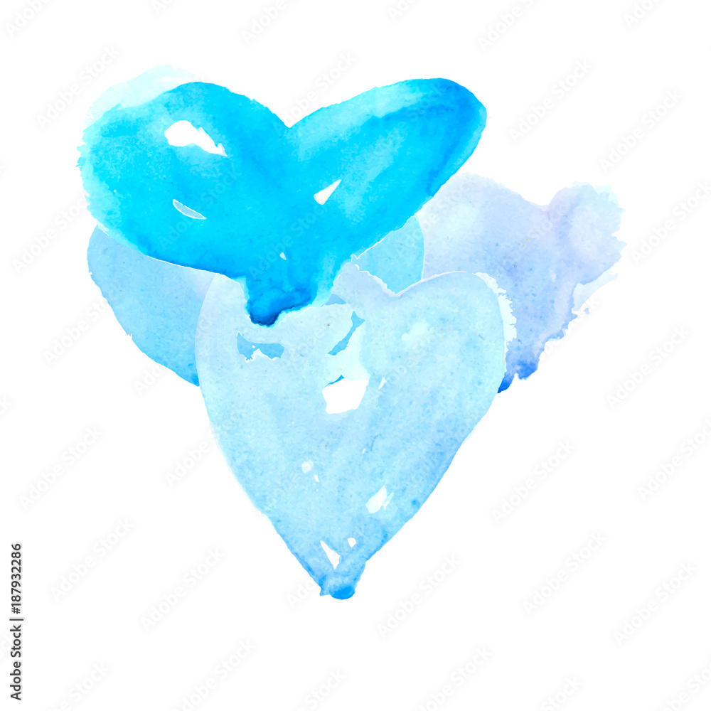 blue hearts symbol