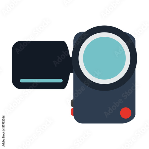 Digital videocamera technology icon vector illustration graphic design