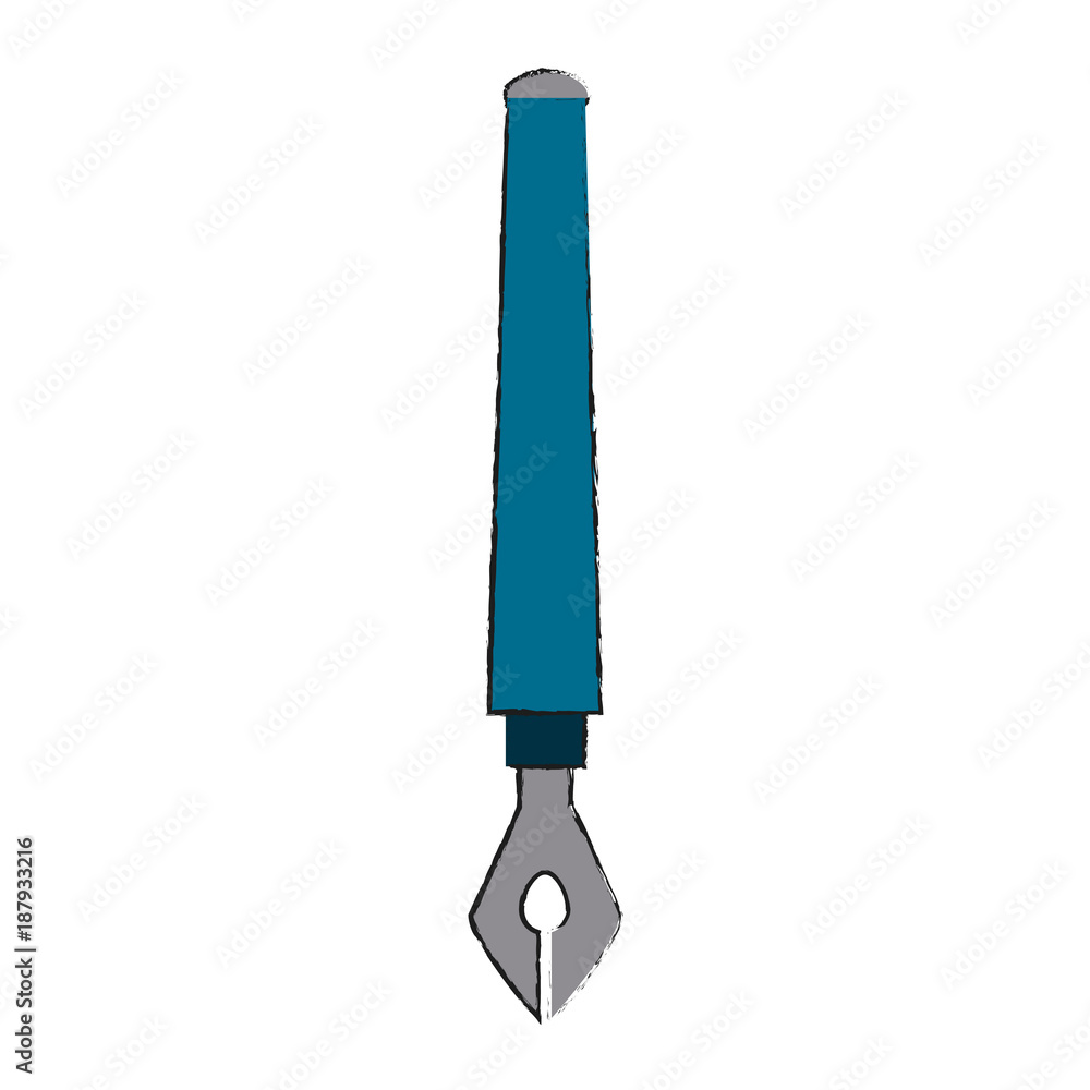 Fountain pen isolated icon vector illustration graphic design Fountain pen isolated icon vector illustration graphic design