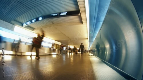 Time Lapse.The Evening Streets of Hong Kong. 
