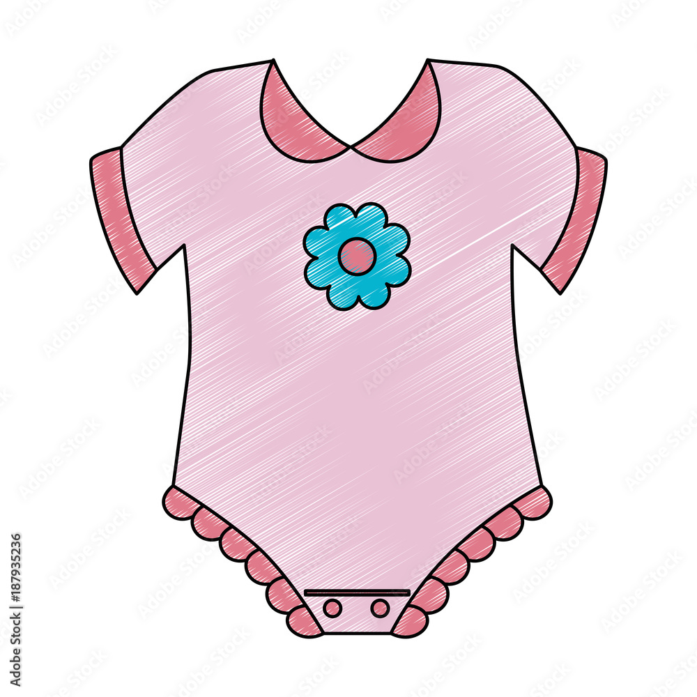 cute baby dress icon