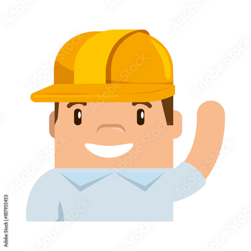 funny builder avatar character