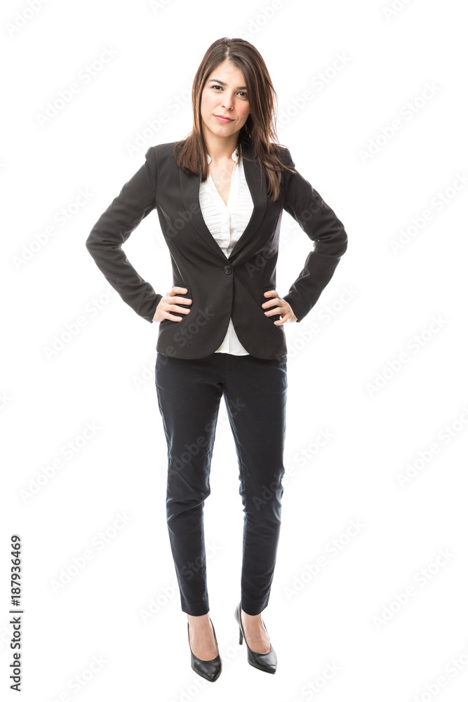 Pretty businesswoman in a suit Pretty businesswoman in a suit