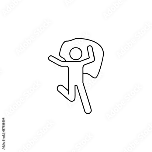 death on the asphalt icon. Elements of human deaths icon. Premium quality graphic design icon. Baby Signs, outline symbols collection icon for websites, web design, mobile app