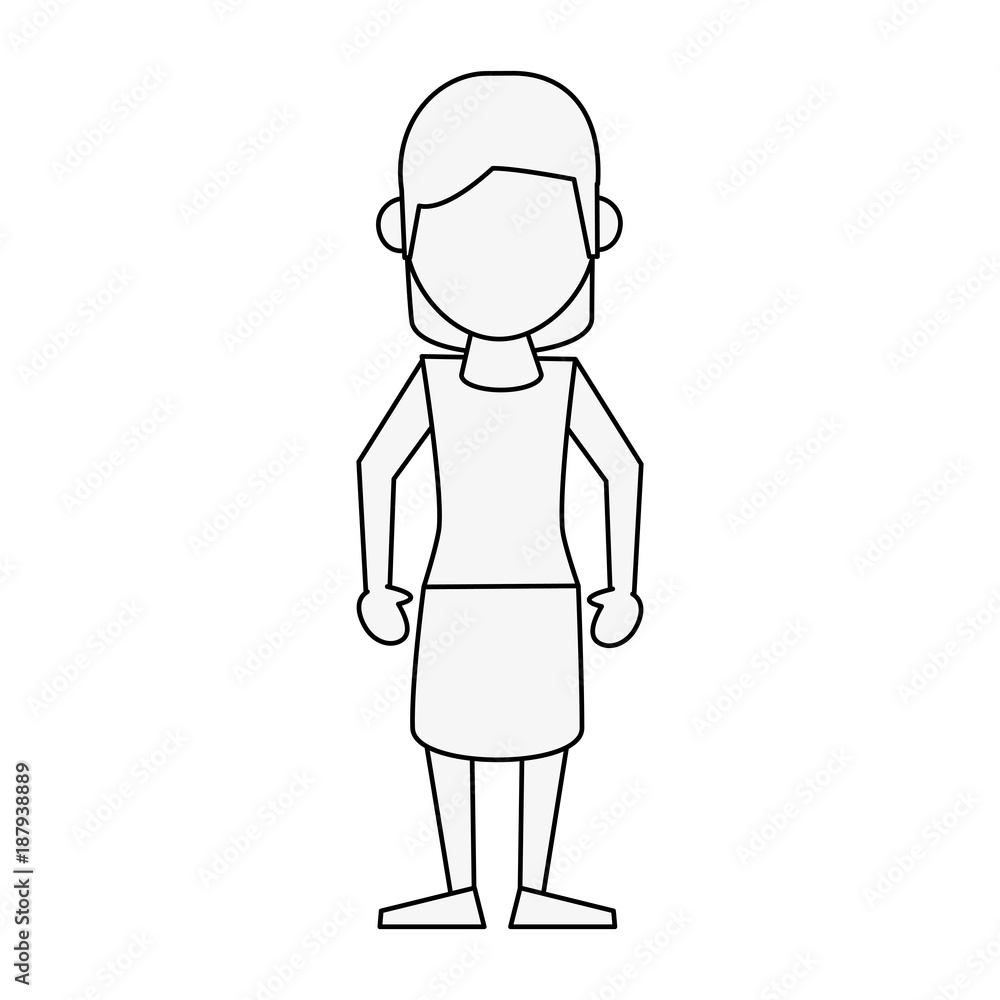 Woman avatar cartoon icon vector illustration graphic design Woman avatar cartoon icon vector illustration graphic design