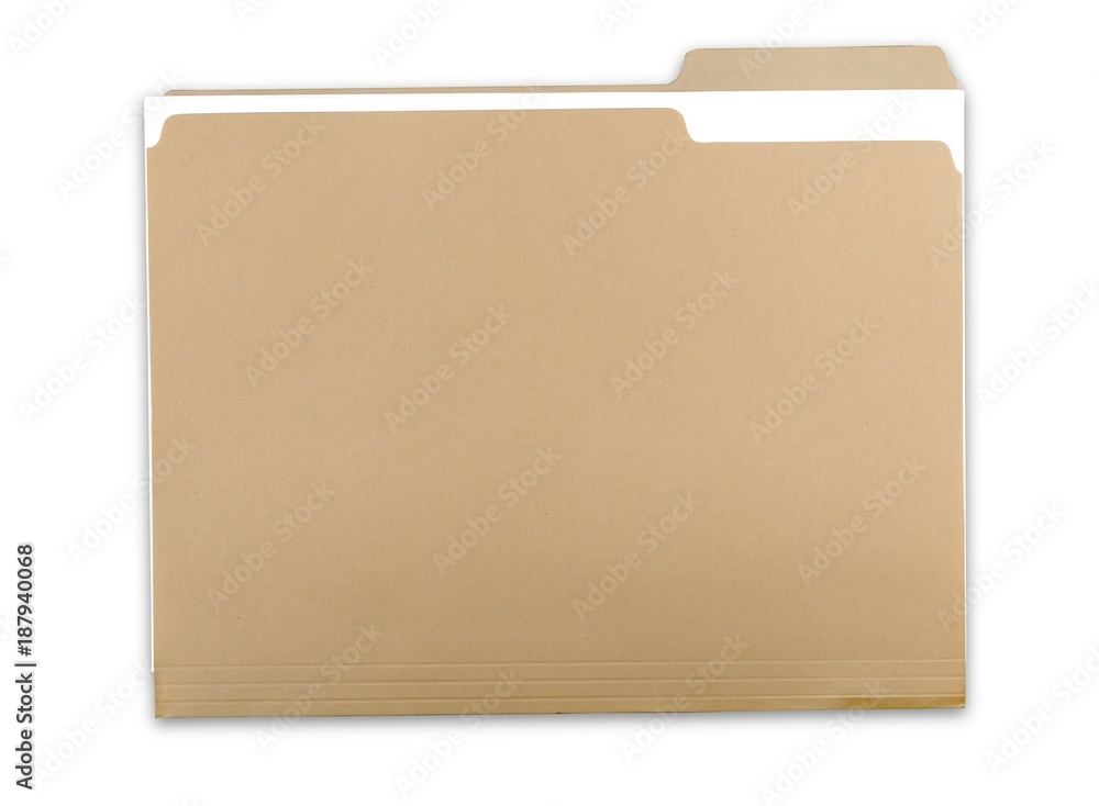 File Folder with Documents File Folder with Documents