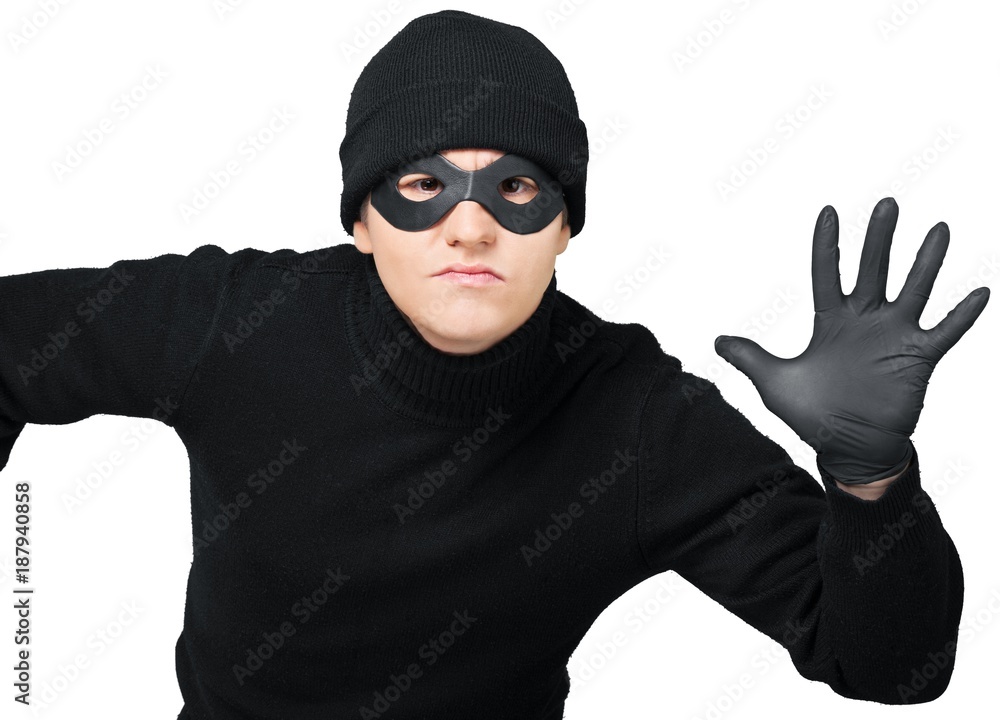 Portrait of a Thief with Mask and Glove Portrait of a Thief with Mask and Glove